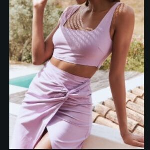 Showpo. Lavender Coord Set